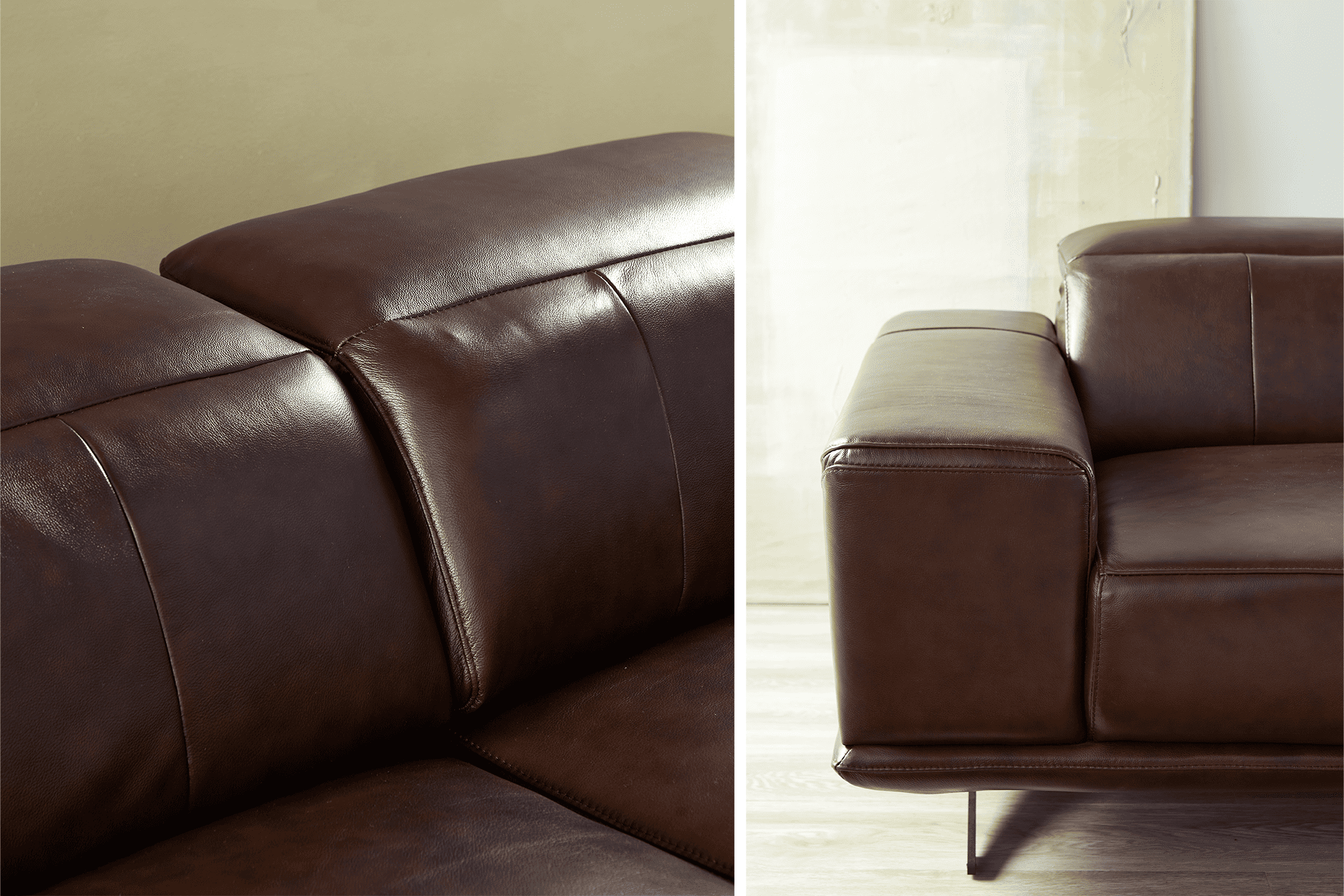 ESQUINERO BOCK 2,80x1,70mts CUERO VACUNO