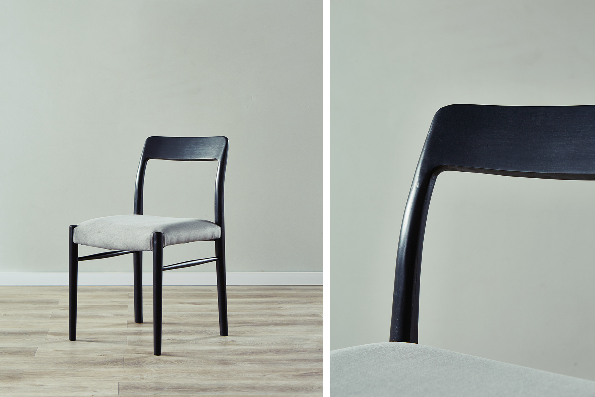 Silla Moller Tapizada