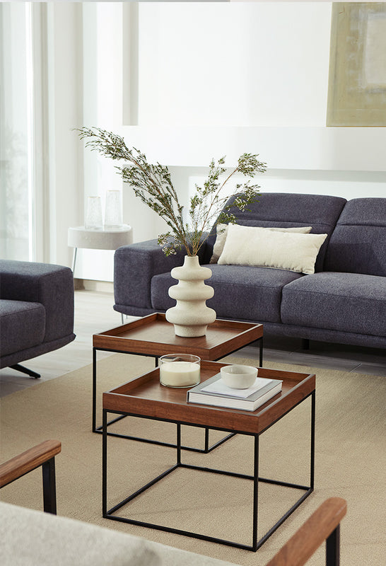  Mesas de sofá para sala de estar, mesa de centro móvil